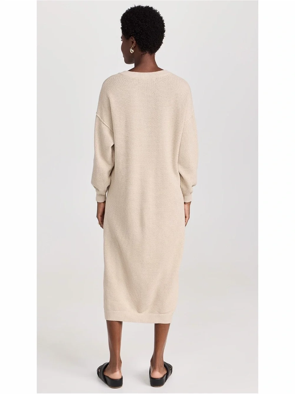 Free People Beach Hailee Sweater Dress in Au Lait Size Medium